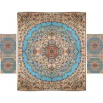 Parure de lit persane – Style oriental, taille double, tissu Termeh – Nina