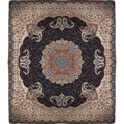 Parure de lit persane – Style oriental, taille double, tissu Termeh – Toranj