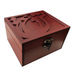 Boîte en Bois pour Cadeaux – Motif Persan Inspiré Eshgh