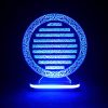 Lampe de chevet LED 3D Islamique Ayat al-Kursi