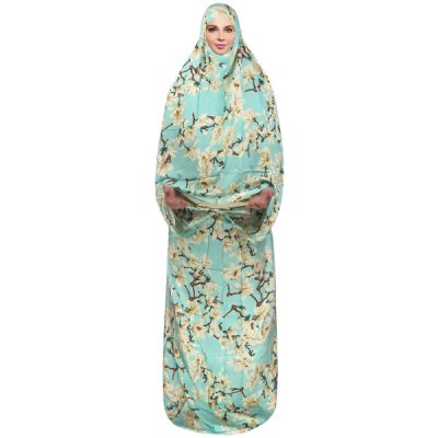Tchador Islamique de Namaz pour Femmes Idéal pour la Prière – Bleu Ciel