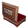 Boîte à bijoux en bois artisanale avec design persan Khatam - Zhina