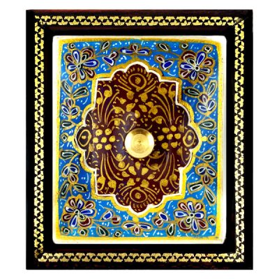 Boîte à bijoux en bois artisanale avec design persan Khatam – Kabir