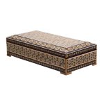Handcrafted Wooden Jewelry Box with Persian Khatam Design – Rasta