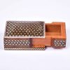 Handcrafted Wooden Jewelry Box with Persian Khatam Design - Setareh