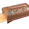 Couvercle de boîte à mouchoirs en bois persan fait main – Khatamkari Ahoura