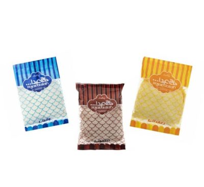Pashmak – Barbe à papa persane au safran, vanille & cacao (9x)