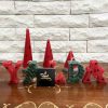 Bougie Rouge – Accent Vibrant, Idéale pour la Nuit de Yalda (8x)