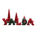 Bougie Rouge – Accent Vibrant, Idéale pour la Nuit de Yalda (8x)