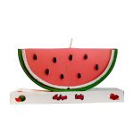 Bougie Pastèque – Design Décoratif, Parfaite pour la Mise en Scène de Yalda