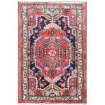 Tapis persan en laine noué à la main Médaillon Jardin