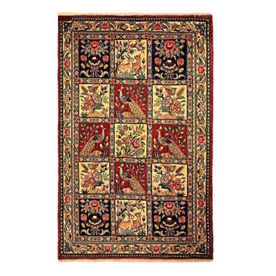 Tapis Persan en Laine Fait Main Modèle Cubes