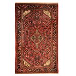 Tapis Persan Fait Main Médaillon Intriqué en Laine Nima