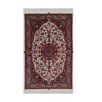 Tapis en laine persan noué à la main avec design Médaillon modèle Diba