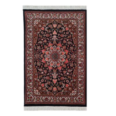 Tapis en laine persan noué à la main avec design Médaillon modèle Ghajar