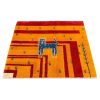 Tapis Gabbeh en laine persane tissé à la main avec motifs animaliers Chat