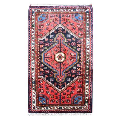 Tapis persan en laine tribal noué à la main Fleurs