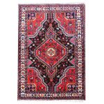 Tapis persan en laine tribal noué à la main Sima