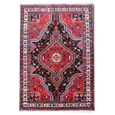 Tapis persan en laine tribal noué à la main Sima