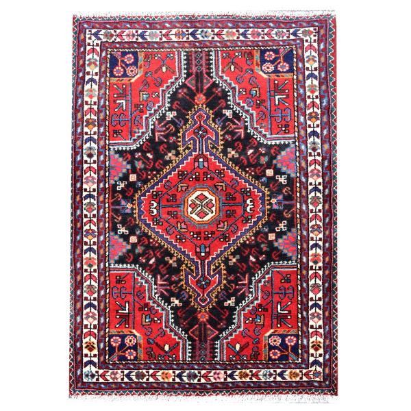 Tapis persan en laine tribal noué à la main Sima