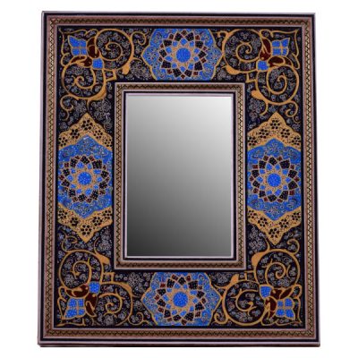 Cadre de miroir en bois persan – Modèle Karen Khatamkari