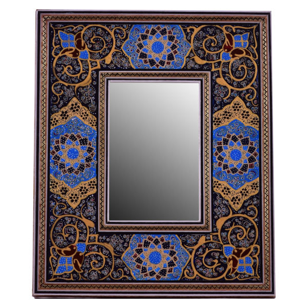 Cadre de miroir en bois persan – Modèle Karen Khatamkari