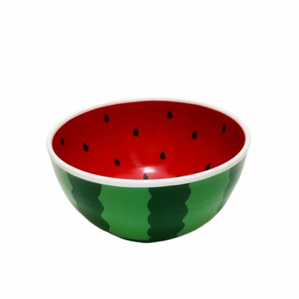 Bol décoratif en céramique fait main modèle Watermelon