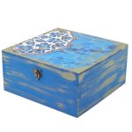 Boîte en Bois pour Cadeaux – Motif Persan Inspiré Kashia