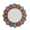 Cadre de miroir en bois persan – Modèle Gohar Khatamkari
