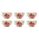 Bol en Poterie Fait Main – Pour Yaourts, Desserts, Salades et Nouilles | Bezh (Ensemble de 6)