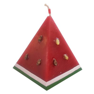 Bougie Pastèque – Style Rouge, Parfaite pour la Mise en Scène de Yalda