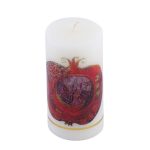 Bougie Rouge – Style Classique, Parfaite pour la Mise en Scène de Shabe Yalda