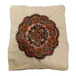 Housse de Coussin Brodée – Design Suzani Crème