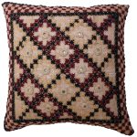 Housse de Coussin Brodée – Design Hana Crème