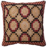 Housse de Coussin Brodée – Design Sima Crème