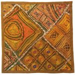 Housse de Coussin Brodée – Design Suzani Dalan