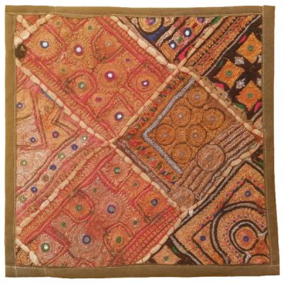Housse de Coussin Brodée – Design Suzani Faran