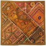 Housse de Coussin Brodée – Design Suzani Hibo