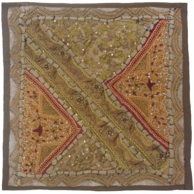 Housse de Coussin Brodée – Design Suzani Hiva