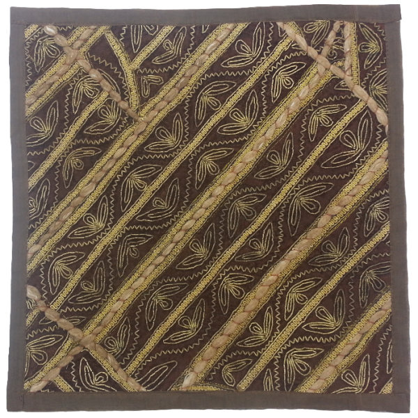 Housse de Coussin Brodée - Design Suzani Kabir