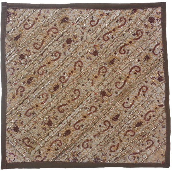 Housse de Coussin Brodée - Design Suzani Mahin