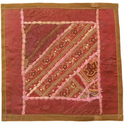 Housse de Coussin Brodée – Design Suzani Pinki