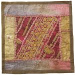 Housse de Coussin Brodée – Design Suzani Arc-en-Ciel