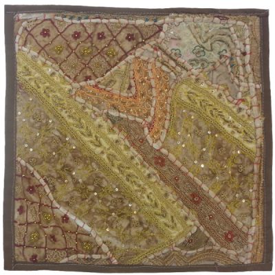Housse de Coussin Brodée – Design Suzani Ville
