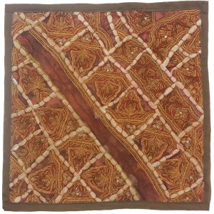 Housse de Coussin Brodée – Design Suzani Viana