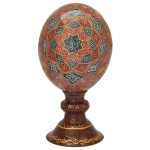 Œuf d’autruche décoratif persan peint à la main – Abbasi