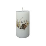 Bougie décorative dorée – Thème Norouz pour la présentation de Nowruz (x2)