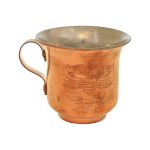 Tasse persane en cuivre – Martelée pour boissons froides – Aban