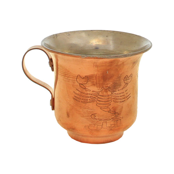 Tasse persane en cuivre - Martelée pour boissons froides - Aban