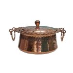 Marmite persane en cuivre – Style de cuisson traditionnel martelé Bita